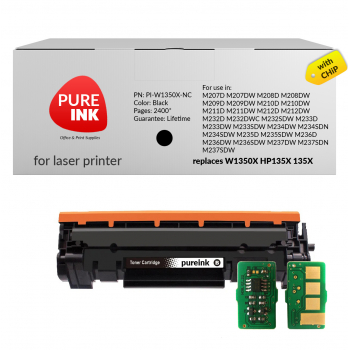Toner Pureink W1350X 135X HP135X M207 M209 z chipem